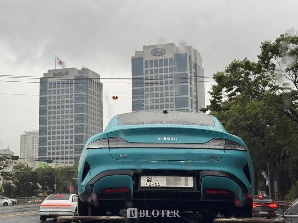 小米SU7出現(xiàn)在韓國街頭，韓媒稱買家為現(xiàn)代汽車
